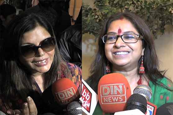Wagah border: Zeenat Aman, Rekha arrive in Lahore