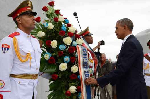 Obama in Havana pays tribute to Cuban hero Marti
