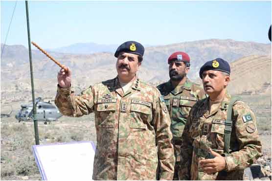 Operation to continue till terrorist hideouts completely dislodged: COAS