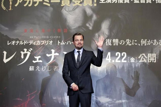 Dicaprio brings 'The Revenant' to Japan