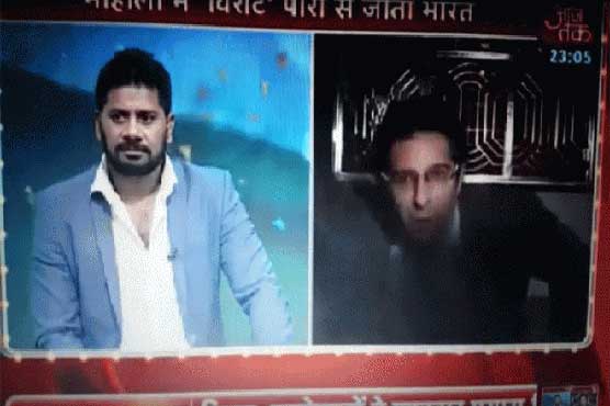 Wasim Akram heckled by unknown assailants on Indian TV