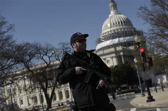 Panic as police shoot armed man at US Capitol