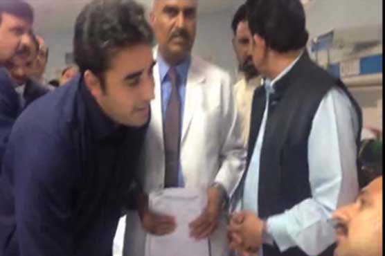 Bilawal and Sindh CM arrive at Jinnah Hospital, enquire about injured victims of Lahore blast
