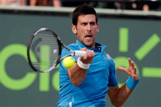 Tennis: Top-ranked Djokovic battles into Miami quarters