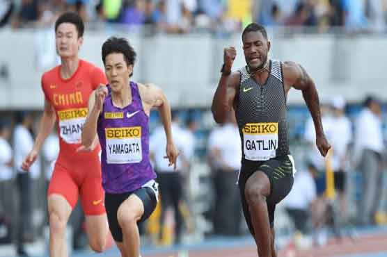 Athletics: 'Wiser' Gatlin plots Bolt revenge after Japan win