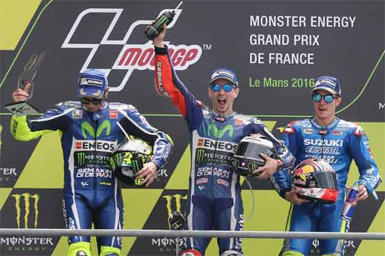 Motorcycling: Lorenzo wins French MotoGP, leads championship