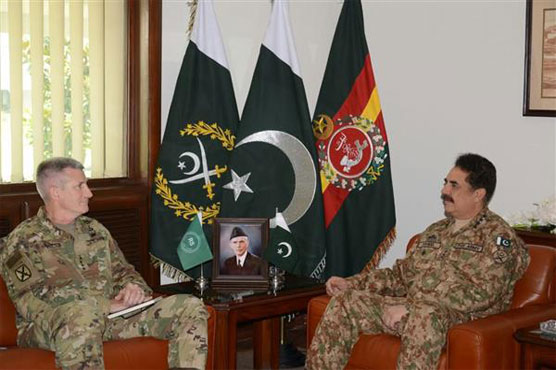 General Raheel meets US General Nicholson, expresses gratitude over Ali Gilani's recovery