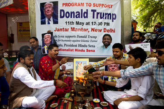 Divine intervention? Indian Hindus ask gods to help Trump
