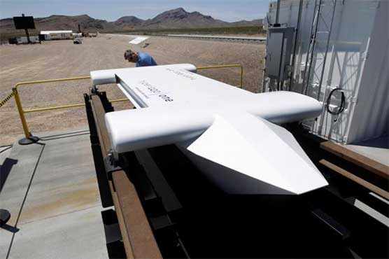'Hyperloop' sled speeds through U.S. desert via electromagnets