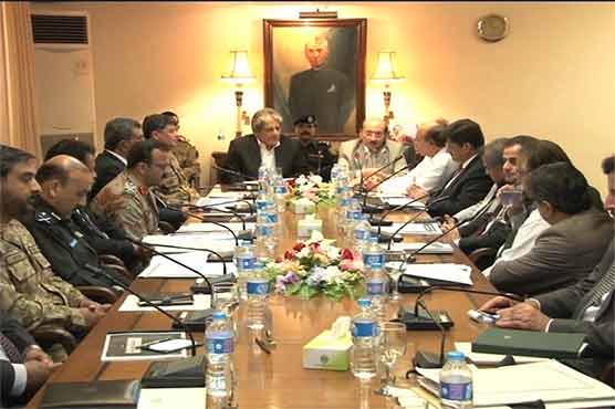 Sindh Apex committee holds meeting, decides to step up pace of Karachi operation