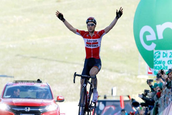 Cycling: Wellens claims maiden Giro stage, Dumoulin impresses