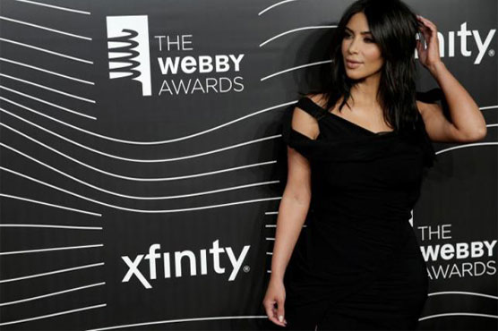 Kim Kardashian wins 'break the internet' prize at Webby awards
