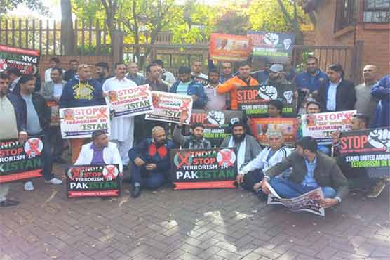 Pakistanis in South Africa protest over RAW's activities in country