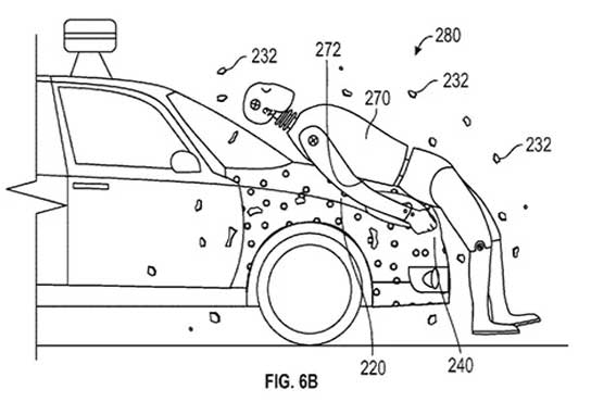 Google patent glues pedestrians to self-driving cars