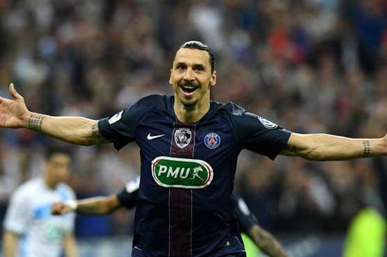Football: Ibrahimovic lifts French Cup in PSG swansong