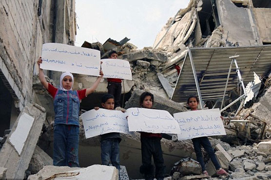 Calm near Syria capital after Russia calls for fighting freeze