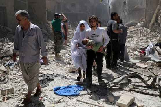 Rebel assault on Aleppo slows as UN slams civilian deaths