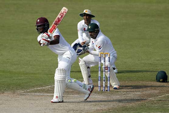 West Indies resume innings at 244/6 against Pakistan in third Test