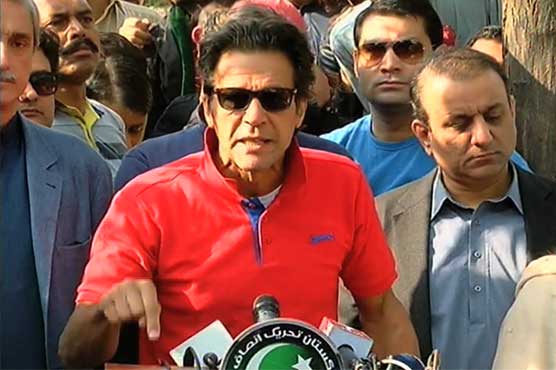 Is seeking justice equivalent to pressurizing courts, asks Imran Khan