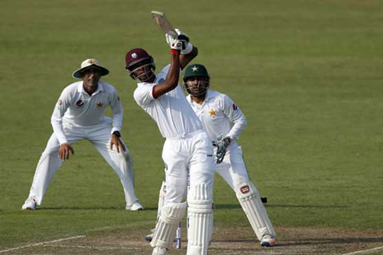 West Indies 314-7 at lunch, lead by 33 in third Pakistan Test
