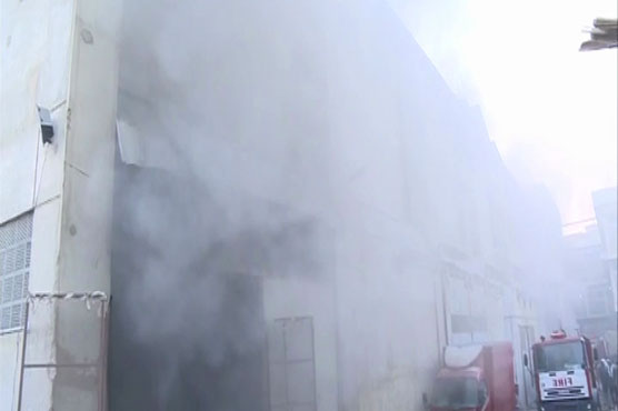 Fire breaks out in Karachi's garment factory