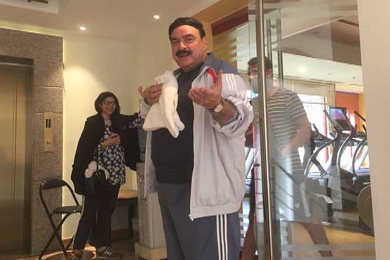 Sheikh Rasheed joins gym