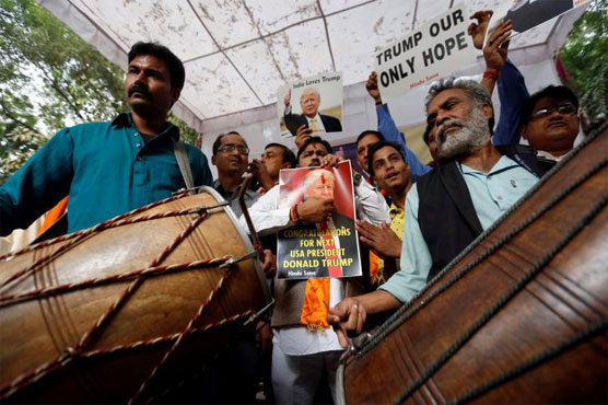 India's Hindu Sena group celebrates Trump 'victory' a few days early