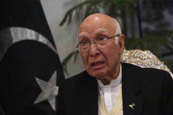 Sartaj vows to work together with new US govt