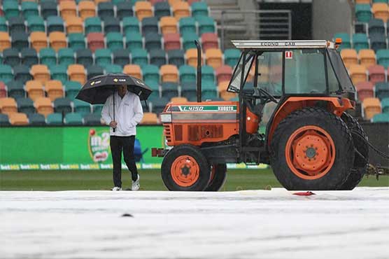Aus vs SA: Rain washes out second day in Hobart Test
