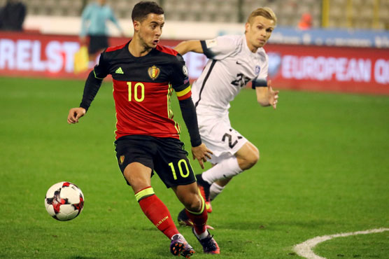 Belgium crush Estonia 8-1, Portugal thrash Latvia 4-1