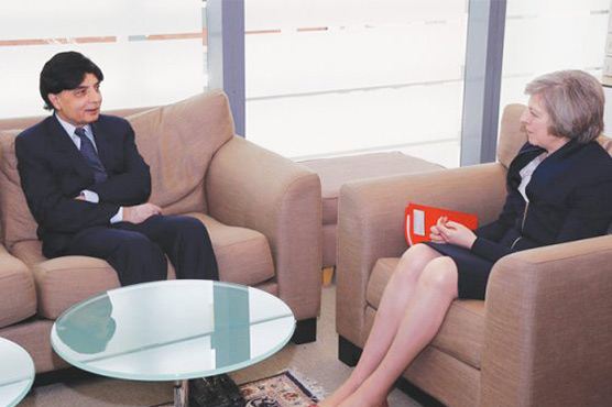 Nisar convenes meetings with British PM, NSA in London