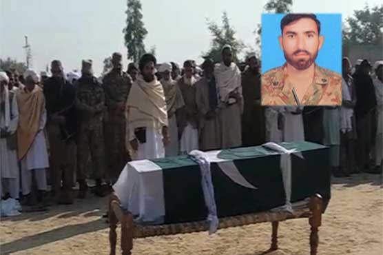 Soldiers martyred at LOC laid to rest in hometowns
