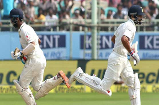 India 210/2 at tea in second England Test