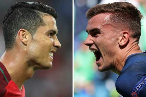 Ronaldo, Griezmann face final 2016 shootout
