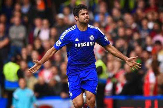 Poacher Costa sends Chelsea top of table