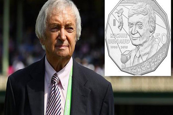 'Voice of cricket' Benaud gets face on new Aussie coin