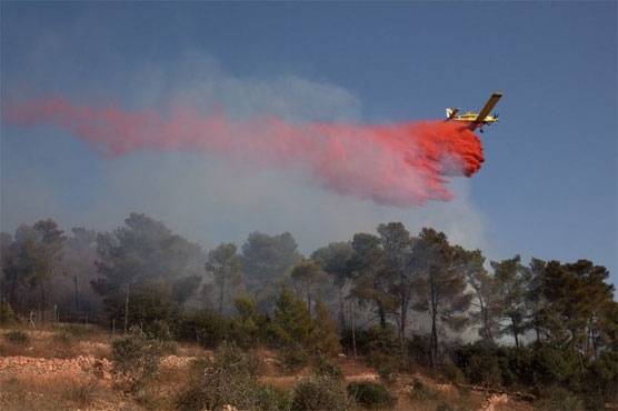 Israeli settlers flee as West Bank wildfires spread