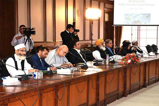 All political leaders unite to counter Indian aggression