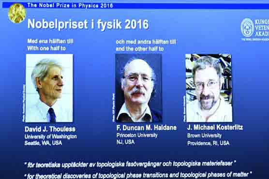 'Strange states' of matter earns trio Nobel Physics Prize