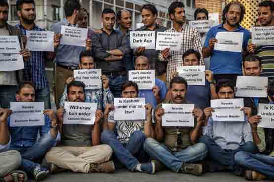 India bans Kashmir newspaper for 'inciting unrest'