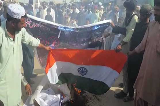 Protest rally held in Dera Bugti against Modi's anti-Pakistan remarks