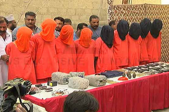 At least 16 Al-Qaeda, LeJ terrorists held in Karachi, Benazirabad