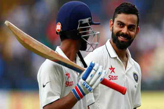 Ton-up Kohli steers India to 267/3 against New Zealand