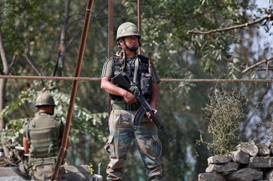 Occupied Kashmir: Two terrorists hole up in govt building