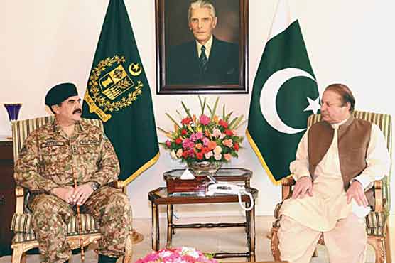 Army chief calls on premier to discuss country's security