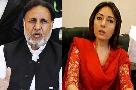 Sharmila, Mehmood-ur-Rasheed exchange bitter words during Dunya News Program