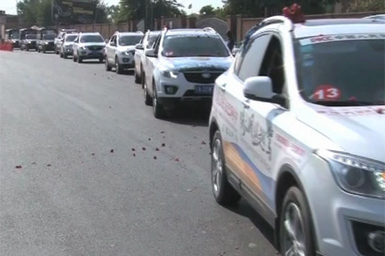 Pak-China Friendship Car Rally departs for Multan