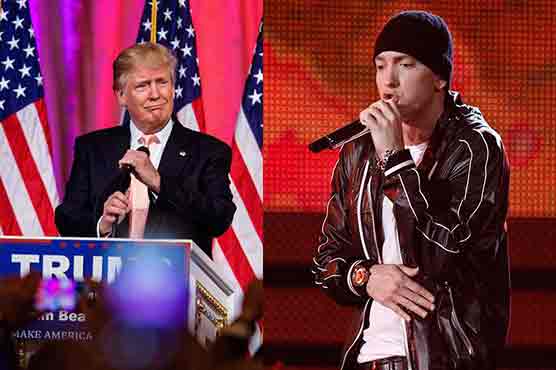 Eminem re-emerges to savage Donald Trump