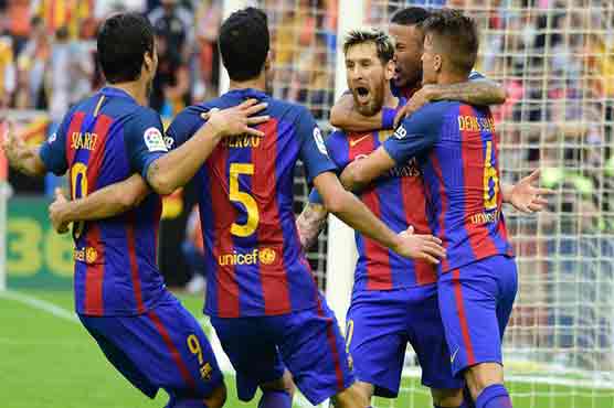 Messi scores twice as Barcelona earn thrilling 3-2 win against Valencia