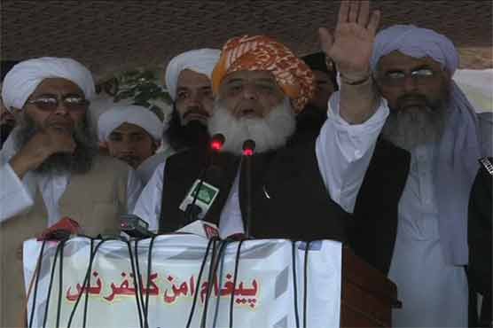 Those setting up for Islamabad would return with same pace: Fazal-ur-Rahman 